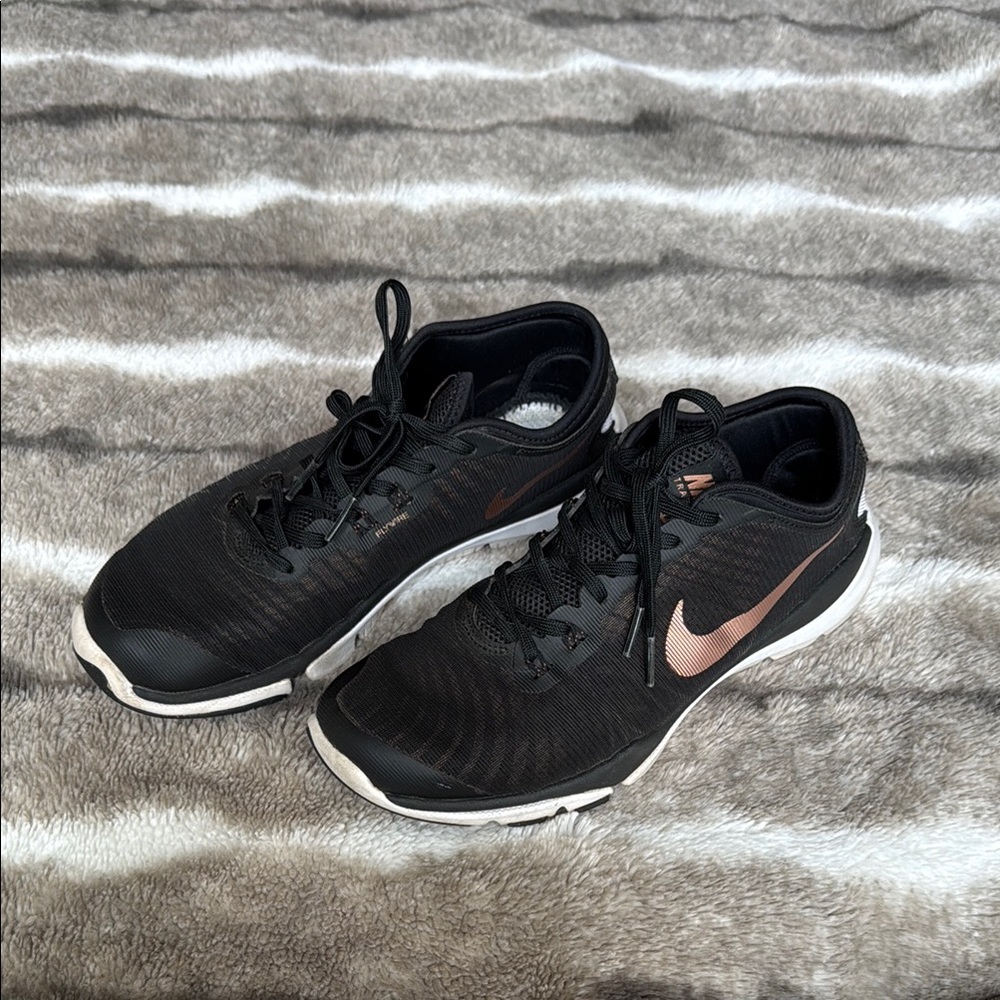 Nike Black and Bronze Sneakers